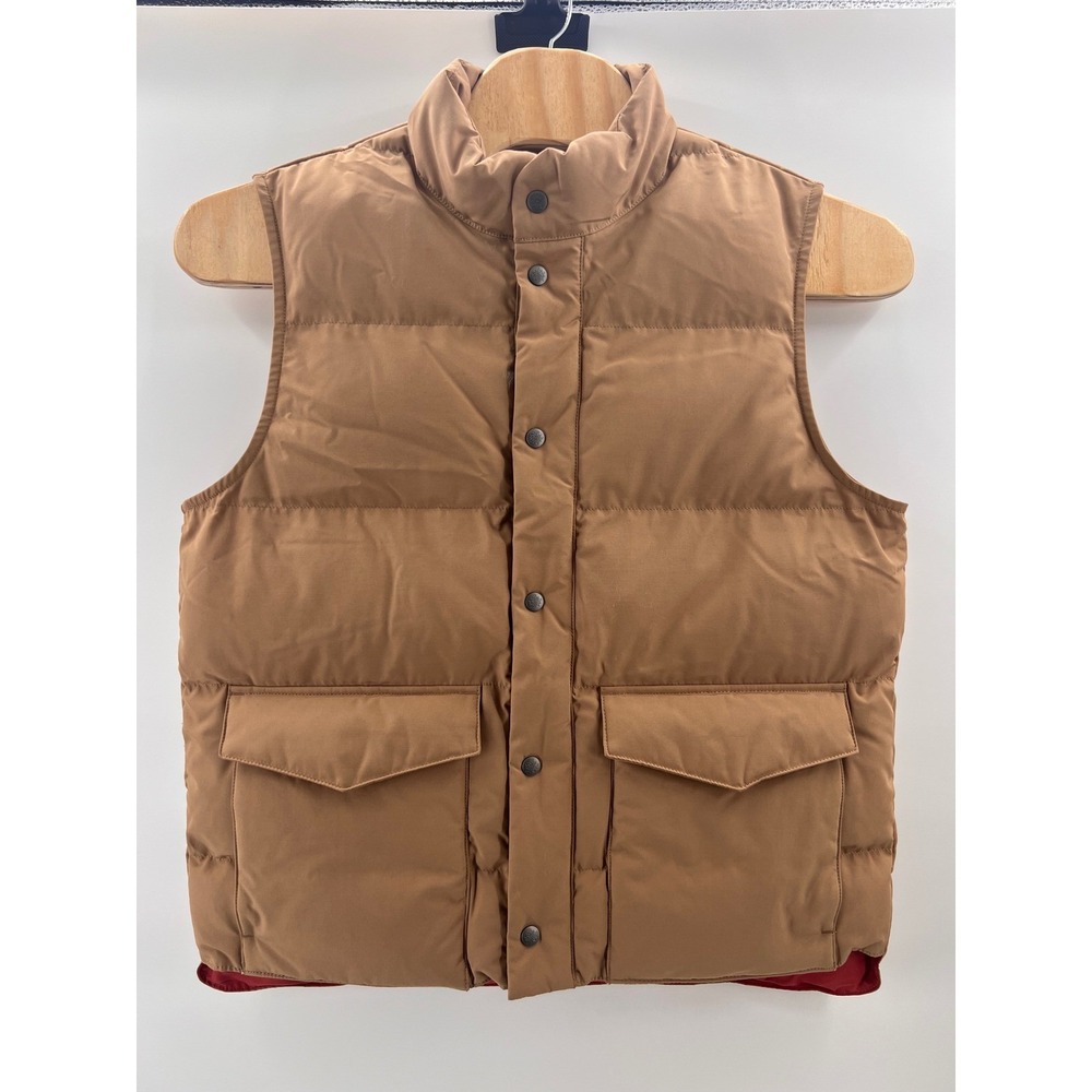 Alpine Design Mens Large Puffer Vest‎ Sahara Sand Thermolite EcoMade Insulated